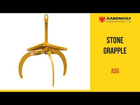 Stone Lifter Grapple product demonstration video thumbnail - Watch tutorial on YouTube