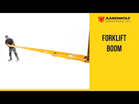 Forklift Boom Low Profile product demonstration video thumbnail - Watch tutorial on YouTube