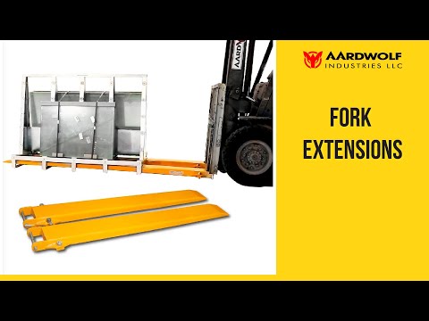 Heavy Duty Fork Extension product demonstration video thumbnail - Watch tutorial on YouTube